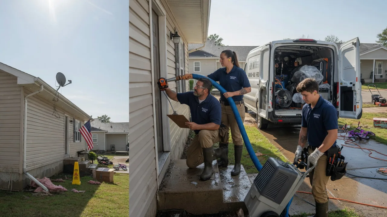 Ceiling Water Damage Restoration in Merlin, OR near me